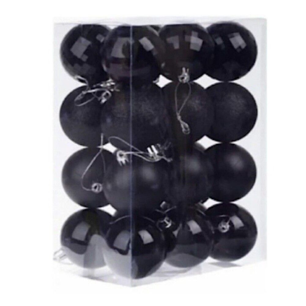 Christmas Ornaments New 24 Assorted Balls Mini 1.18 Inch Holiday Festive Decor